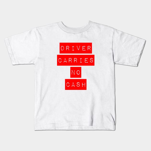 Driver (Red) Kids T-Shirt by Vandalay Industries